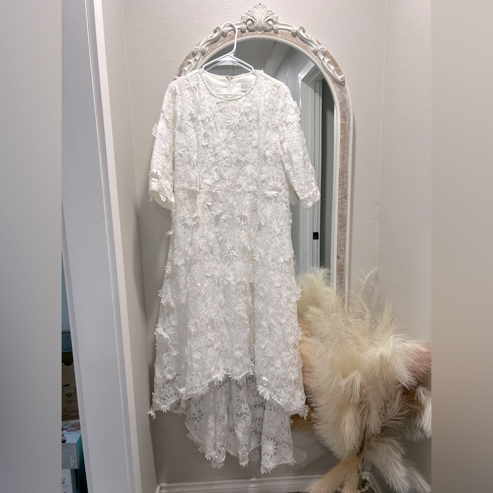 Dainty Jewells White Floral Maxi Dress